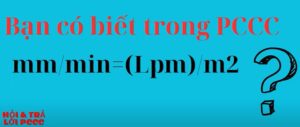 quy đổi đơn vị trong PCCC